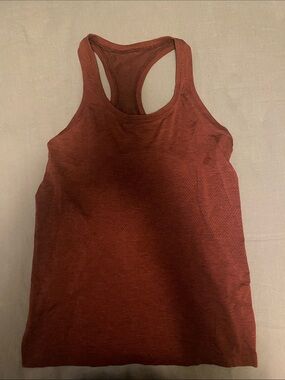 Sleeveless Racerback Tank Top - Rust